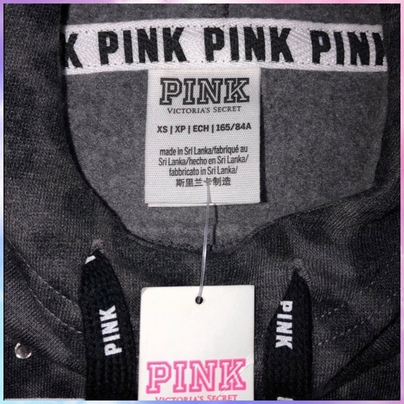 VS PINK Leopard Bling Pullover